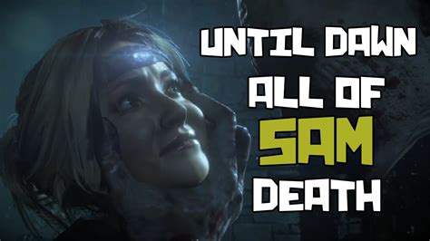 until dawn sam|until dawn sam death.